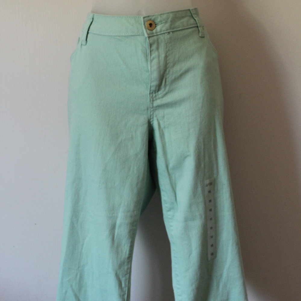 APT.9 Straight Leg Mint Jeans
